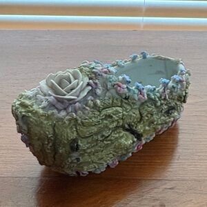 Floral Textured Home Art Piece